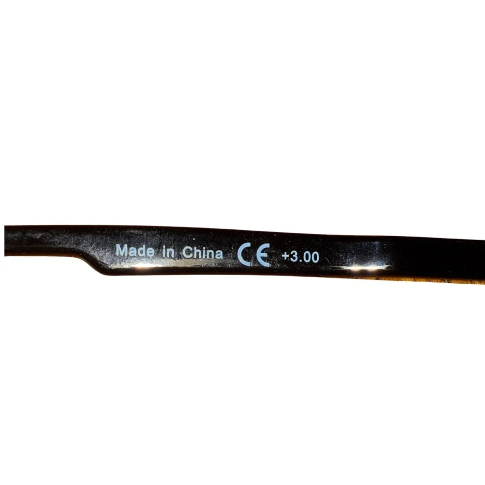 Round Eyeglasses SIGVAN +3.00 Black‎ Frame Reading Glasses Women's Fashion